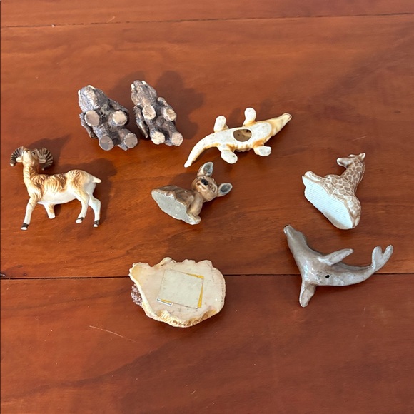 Vintage Mini Animals 8 piece bundle Figurine Ceramic Collectibles - Picture 2 of 4